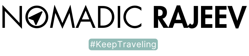 site logo travel blog nomadic rajeev