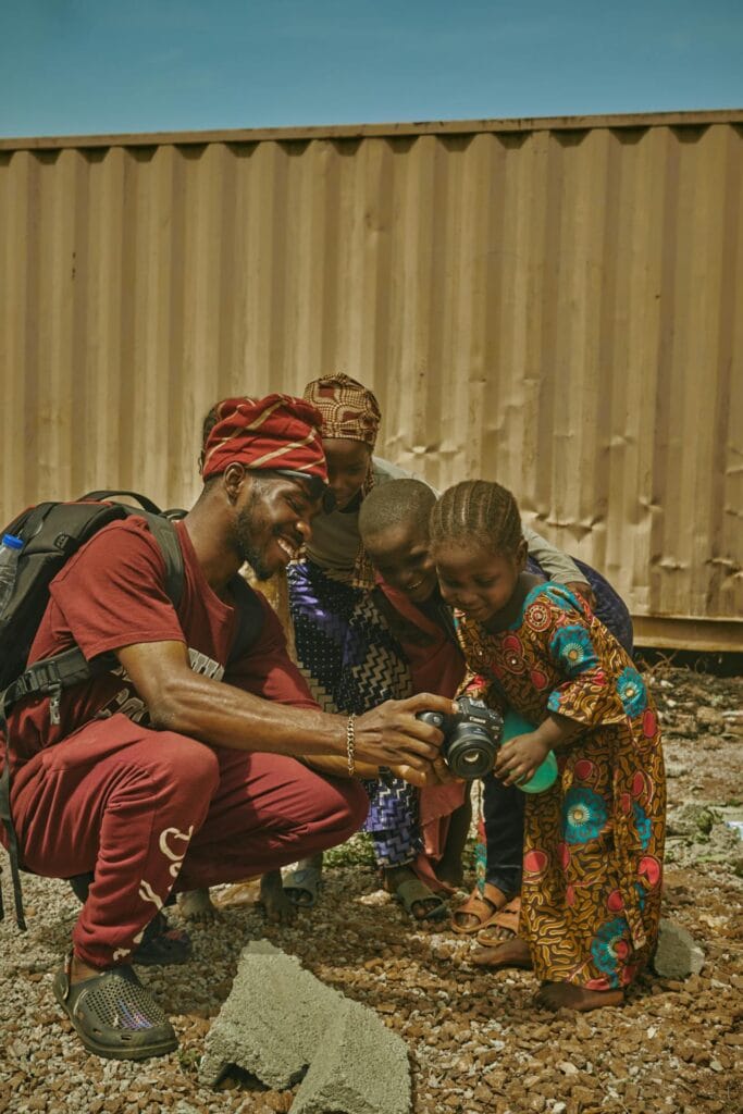 What is solo traveling? Solo Traveler with kids somewher in Africa